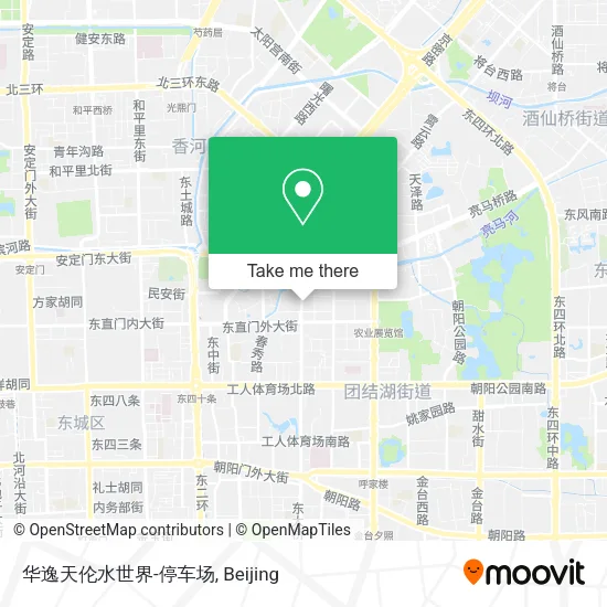 华逸天伦水世界-停车场 map