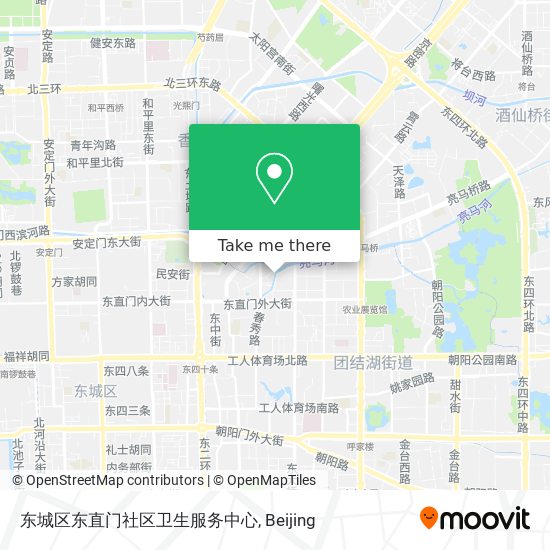 东城区东直门社区卫生服务中心 map