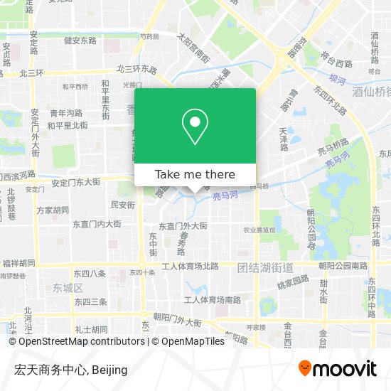 宏天商务中心 map