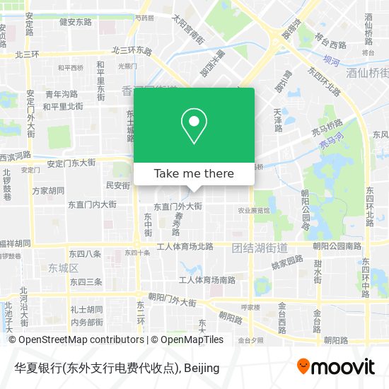华夏银行(东外支行电费代收点) map