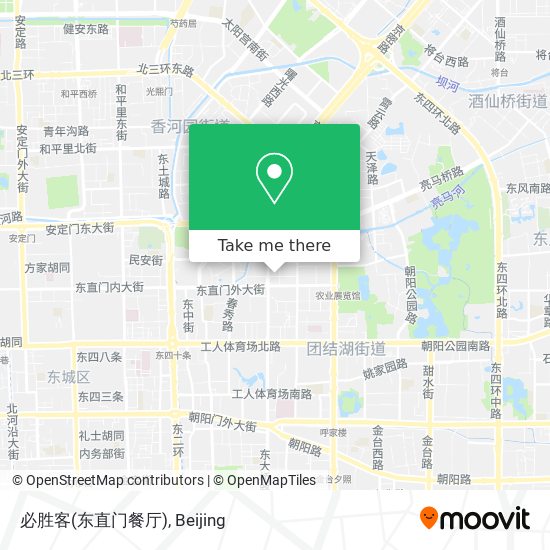 必胜客(东直门餐厅) map