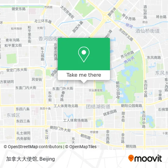 加拿大大使馆 map