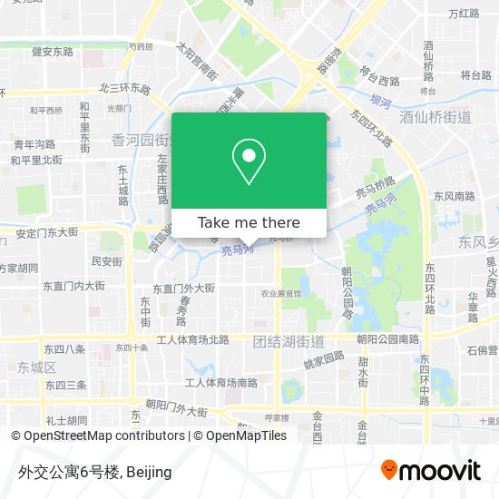 外交公寓6号楼 map