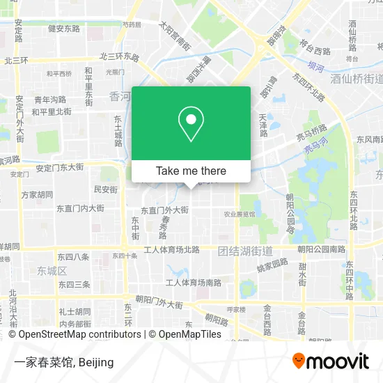 一家春菜馆 map