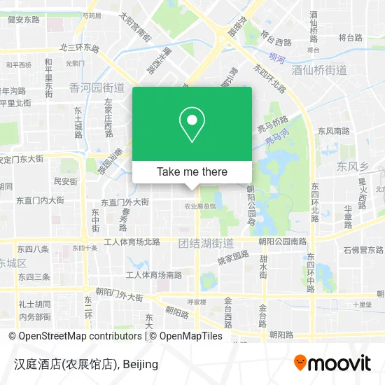 汉庭酒店(农展馆店) map