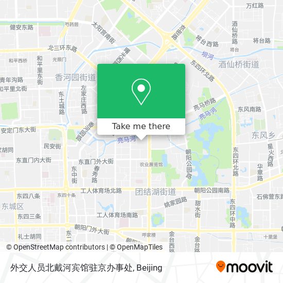 外交人员北戴河宾馆驻京办事处 map