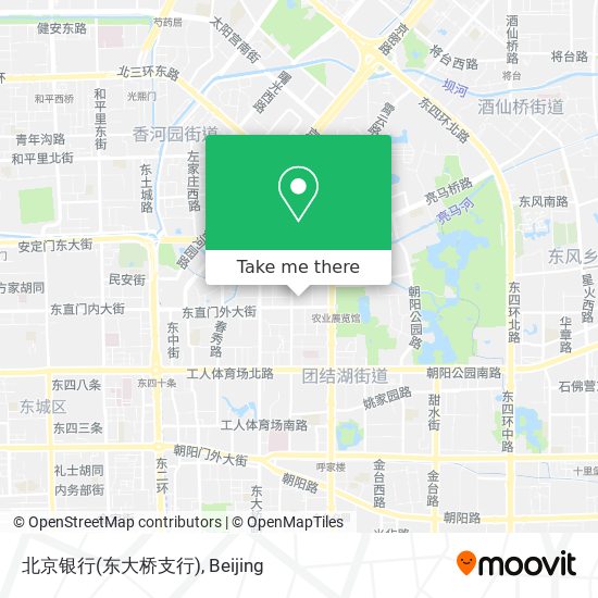 北京银行(东大桥支行) map