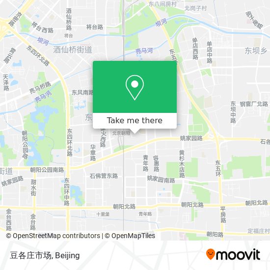 豆各庄市场 map