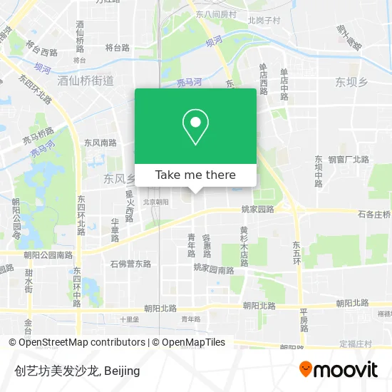 创艺坊美发沙龙 map