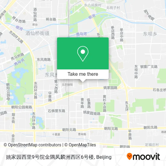 姚家园西里9号院金隅凤麟洲西区6号楼 map