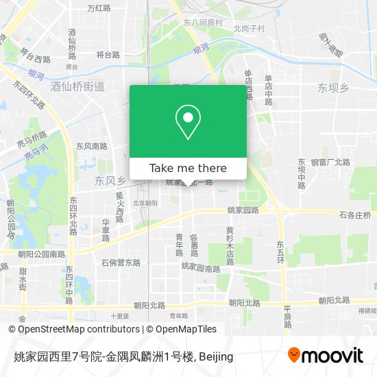 姚家园西里7号院-金隅凤麟洲1号楼 map