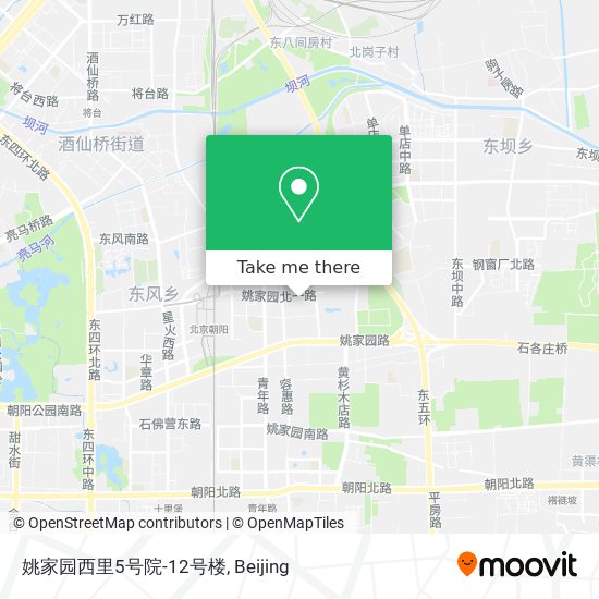 姚家园西里5号院-12号楼 map