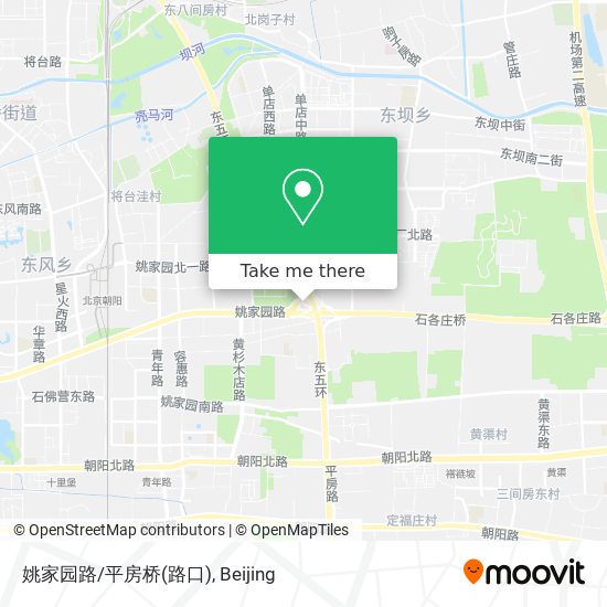 姚家园路/平房桥(路口) map