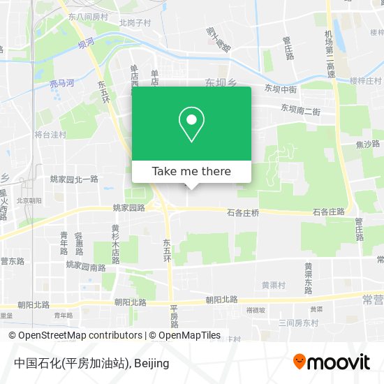 中国石化(平房加油站) map