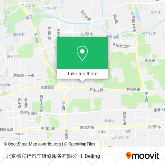 北京德宾行汽车维修服务有限公司 map