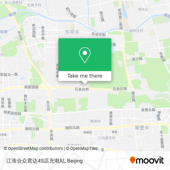 江淮合众君达4S店充电站 map
