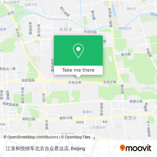 江淮和悦轿车北京合众君达店 map