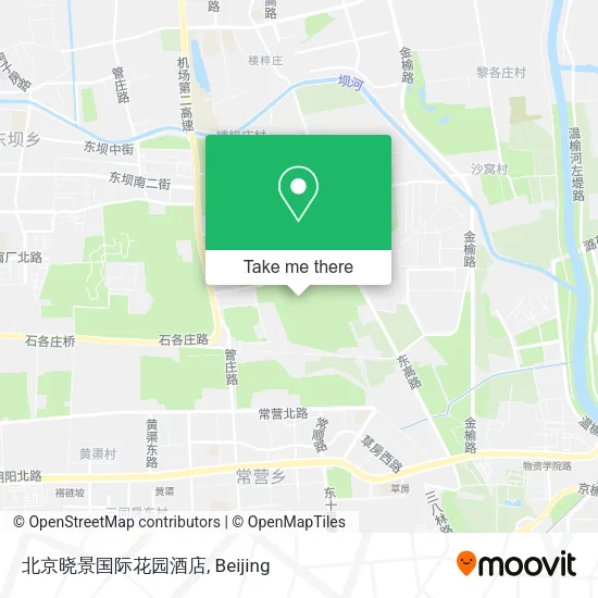 北京晓景国际花园酒店 map