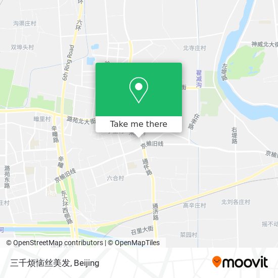 三千烦恼丝美发 map