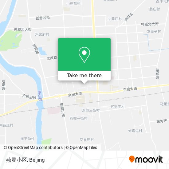 燕灵小区 map