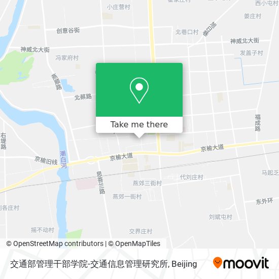 交通部管理干部学院-交通信息管理研究所 map