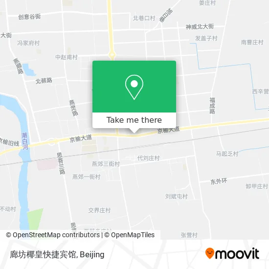 廊坊椰皇快捷宾馆 map