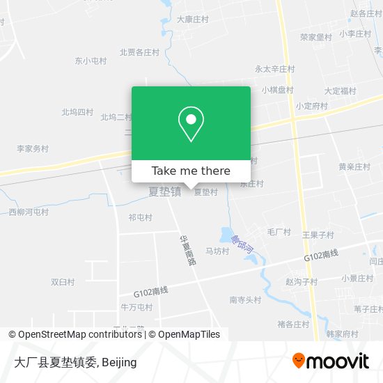 大厂县夏垫镇委 map