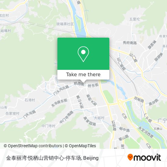 金泰丽湾·悦栖山营销中心-停车场 map