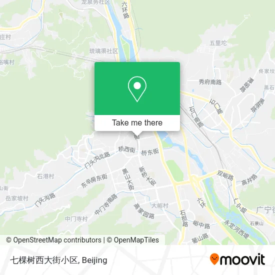 七棵树西大街小区 map