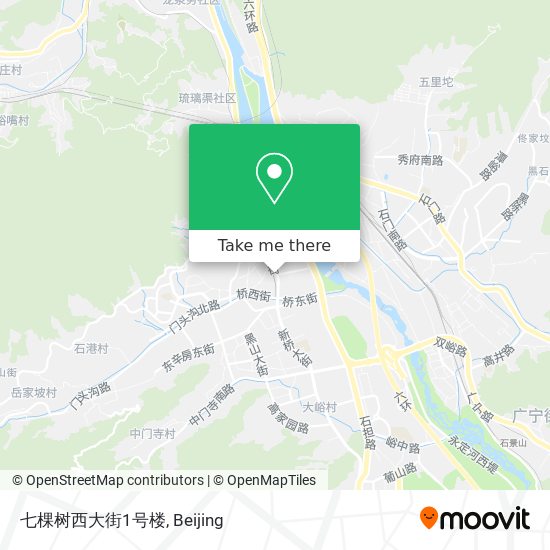 七棵树西大街1号楼 map