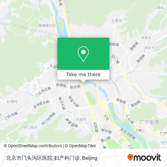 北京市门头沟区医院-妇产科门诊 map