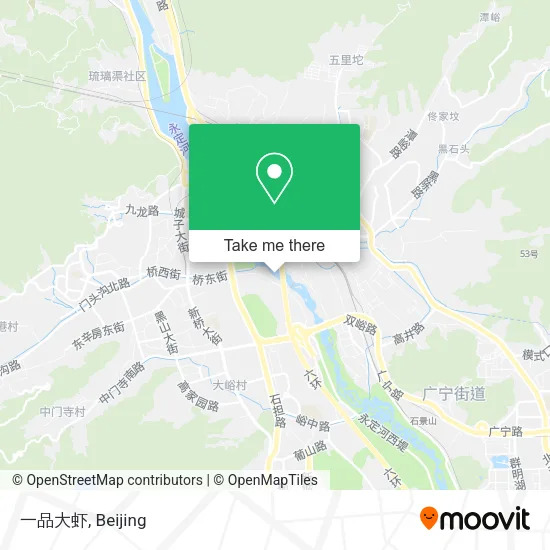 一品大虾 map