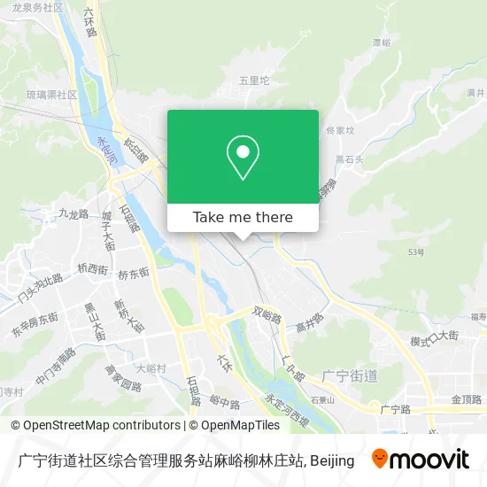 广宁街道社区综合管理服务站麻峪柳林庄站 map