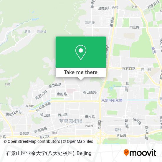 石景山区业余大学(八大处校区) map