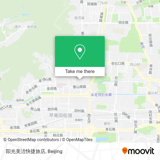 阳光美洁快捷旅店 map