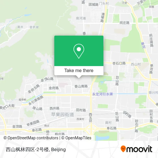 西山枫林四区-2号楼 map
