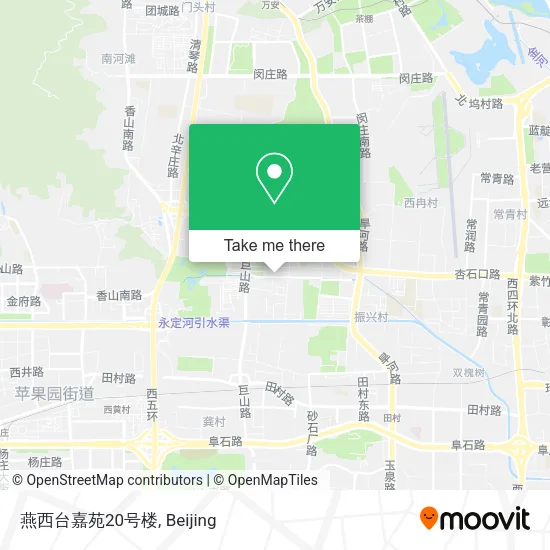 燕西台嘉苑20号楼 map