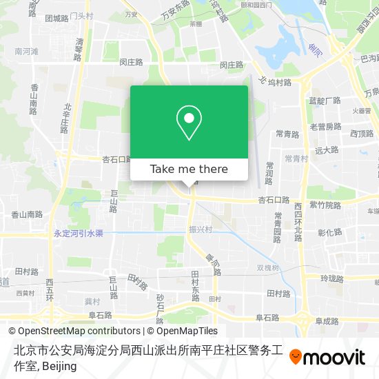 北京市公安局海淀分局西山派出所南平庄社区警务工作室 map