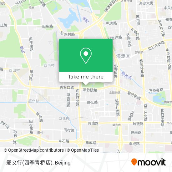 爱义行(四季青桥店) map