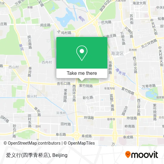 爱义行(四季青桥店) map