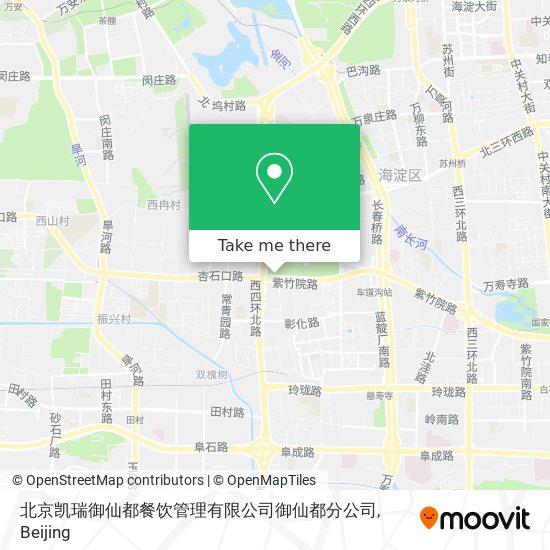北京凯瑞御仙都餐饮管理有限公司御仙都分公司 map
