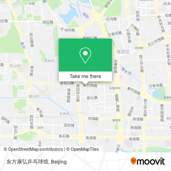 东方康弘乒乓球馆 map