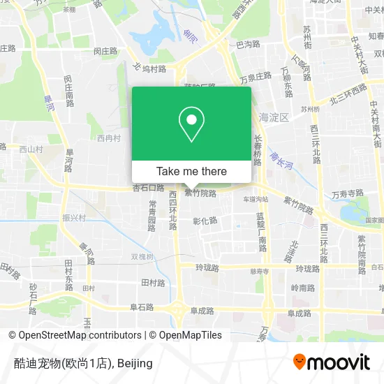 酷迪宠物(欧尚1店) map