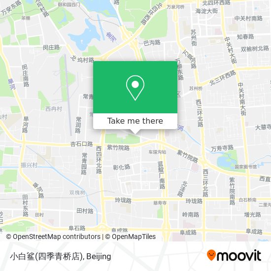 小白鲨(四季青桥店) map