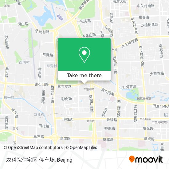 农科院住宅区-停车场 map