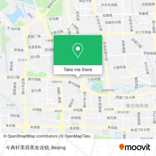 今典轩美容美发连锁 map
