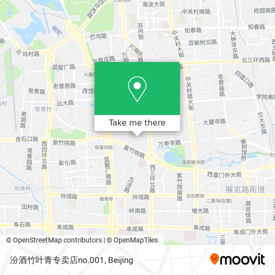 汾酒竹叶青专卖店no.001 map