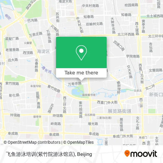 飞鱼游泳培训(紫竹院游泳馆店) map
