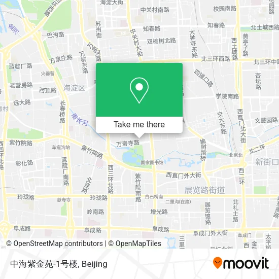 中海紫金苑-1号楼 map