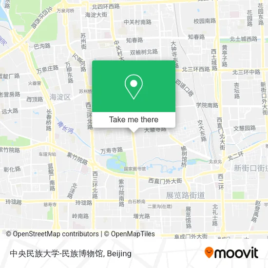 中央民族大学-民族博物馆 map